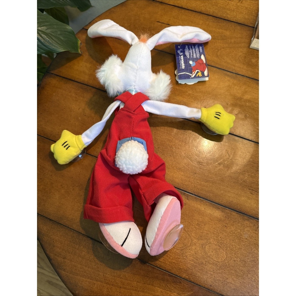 Vintage Who Framed Roger Rabbit 1987 NWT Applause Plush Suction Bendable Ears - Picture 4 of 12